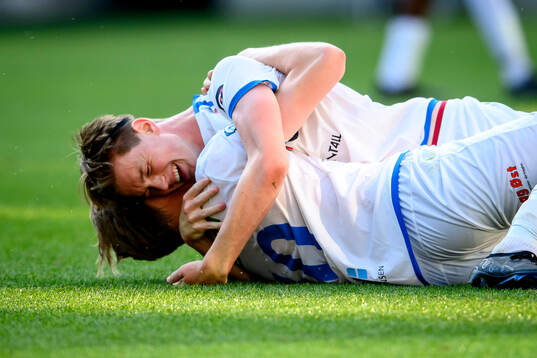 Lillehammers spelare jublar