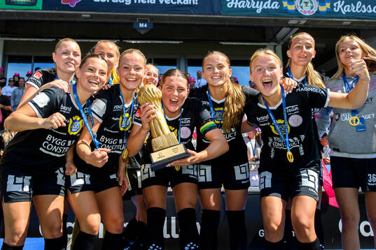 Uppsalas spelare jublar