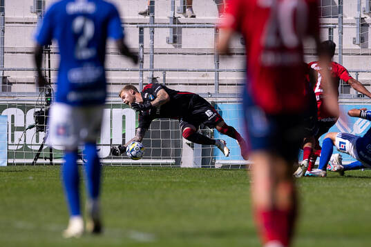 Östers målvakt Robin Wallinder