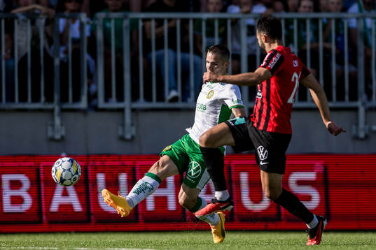 Hammarbys Oscar Johansson Schellhas och Brommapojkarnas