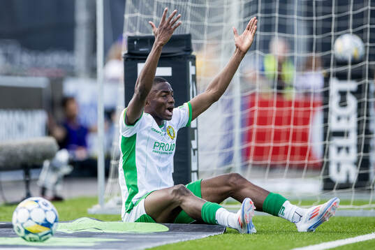 Hammarbys Bouzomana Toure reagerar