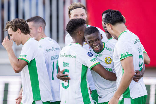 Hammarbys Bouzomana Toure jublar
