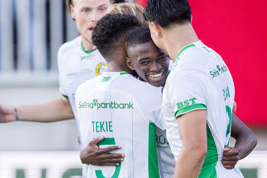 Hammarbys Bouzomana Toure jublar