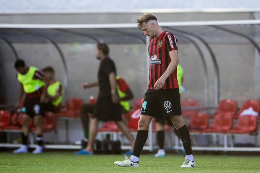 Brommapojkarnas Alexander Abrahamsson deppar