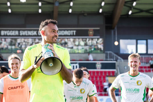 Hammarbys målvakt Warner Hahn