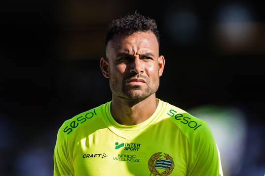 Hammarbys målvakt Warner Hahn