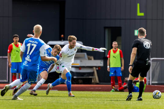 IK Oddevolds Gustav Forssell och Helsingborgs Kalle Joelsson