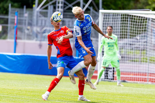 Helsingborgs Adrian Svanbäck och IK Oddevolds Philip