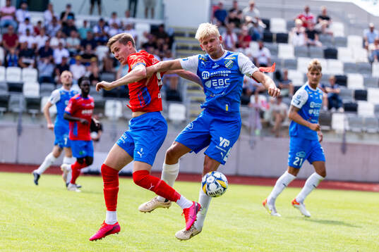 Helsingborgs Taylor Silverholt och IK Oddevolds Philip
