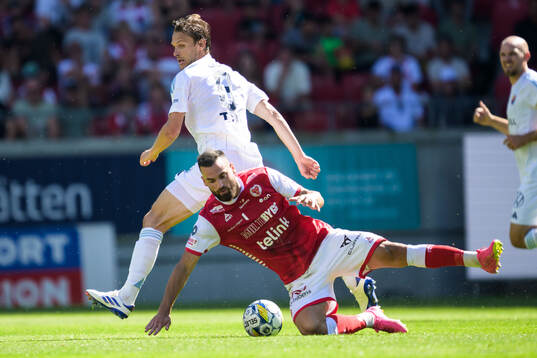 Djurgårdens Albin Ekdal och Kalmars Dino Islamovic