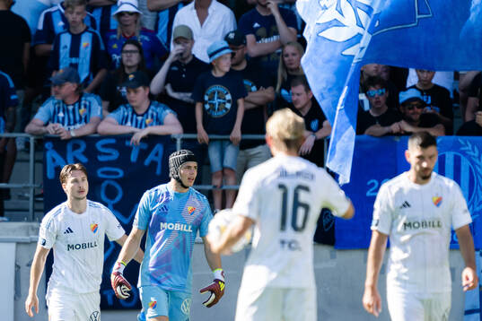 Djurgårdens målvakt Jacob Widell Zetterström deppar