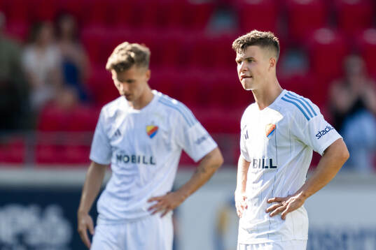 Djurgårdens Samuel Dahl deppar