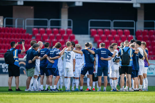 Djurgårdens spelare och ledare deppar