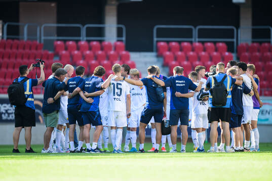 Djurgården spelare och ledare deppar