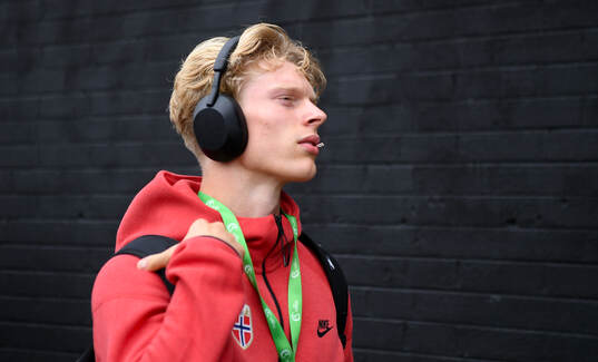 Bork Bang-Kittilsen of Norway arrives