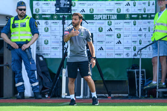 Skövde AIKs tränare Charbel Abraham