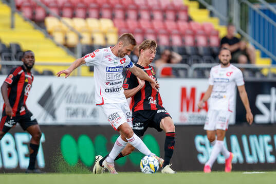 Degerfors Johan Mårtensson och Östersunds Albin Sporrong