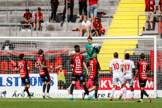 Östersunds målvakt Adam Benediktsson
