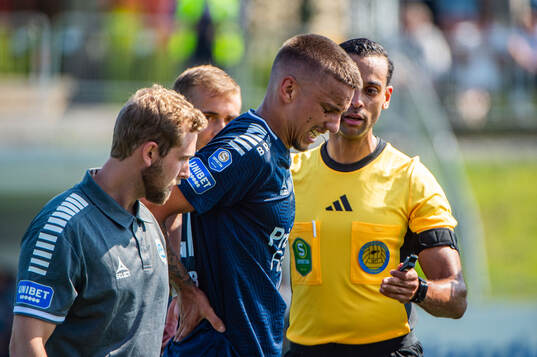 Utsiktens Kevin Rodeblad Lowe har ont
