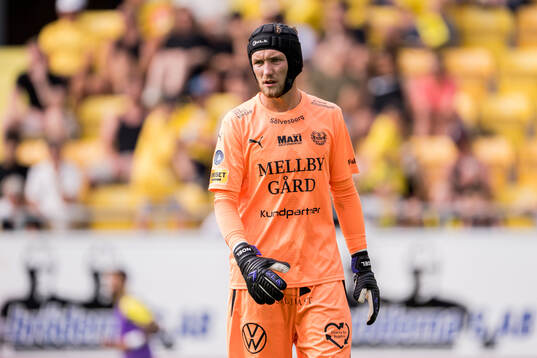 Mjällbys målvakt Noel Törnqvist