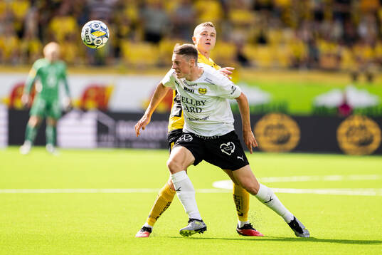 Mjällbys Herman Johansson och Elfsborgs Sebastian Holmen