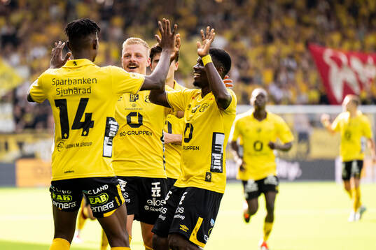 Elfsborgs spelare jublar
