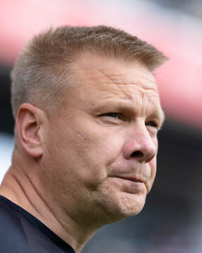 IFK Göteborgs tränare Stefan Billborn innan