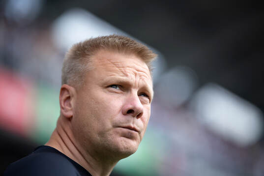IFK Göteborgs tränare Stefan Billborn innan