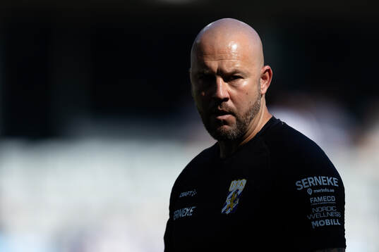 IFK Göteborgs målvaktstränare Lee Baxter innan