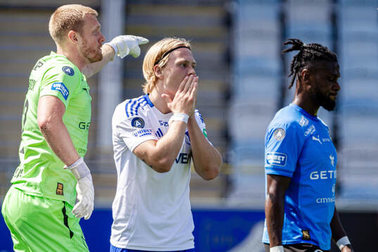 IFK Norrköpings Isak Andri Sigurgeirsson deppar
