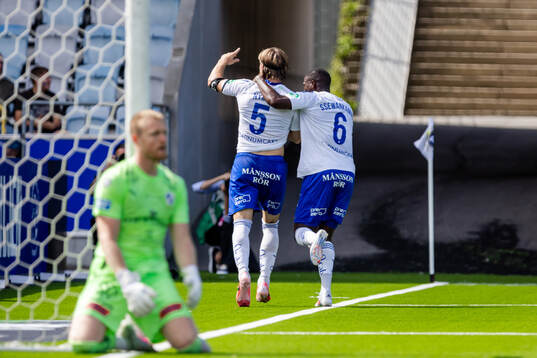 IFK Norrköpings Christoffer Nyman och Isak Ssewankambo
