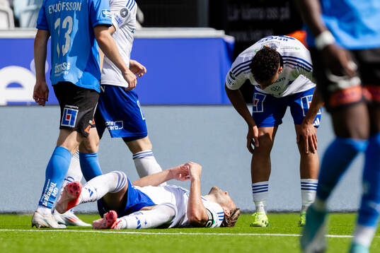 IFK Norrköpings Christoffer Nyman har ont