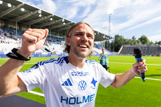 IFK Norrköpings Christoffer Nyman jublar