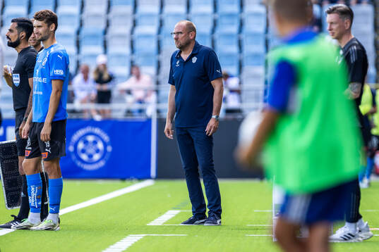 Halmstads tränare Magnus Haglund
