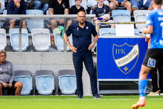 Halmstads tränare Magnus Haglund