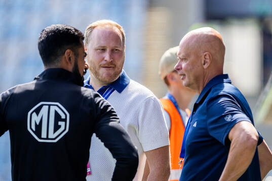 IFK Norrköpings ordförande Sakarias Mårdh och Sportchef