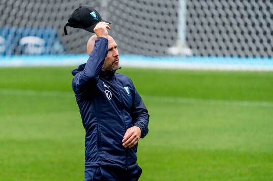 Head coach Henrik Rydström of Malmö FF
