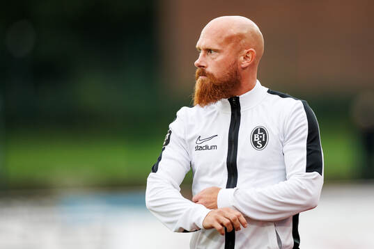 Landskronas tränare Max Mölder