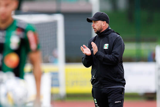 Varbergs tränare Tobias Linderoth