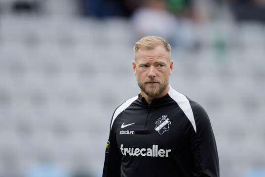 AIKs John Guidetti inför12 fotbollsmatchen i Allsvenskan