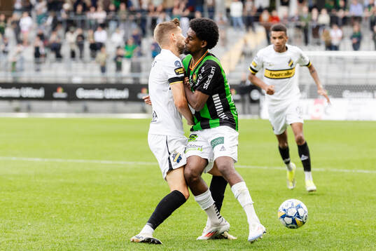 AIKs Anton Salétros och GAISs Harun Ibrahim