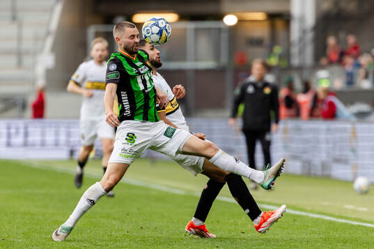 GAIS Axel Norén och AIKs Omar Faraj