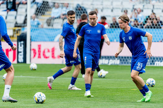 Arni Frederiksberg and Kristoffer Odemarksbakken of Klaksvik