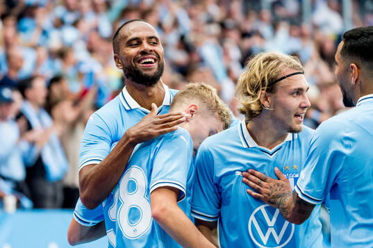 Isaac Kiese Thelin, Hugo Bolin, and Sebastian Nanasi of