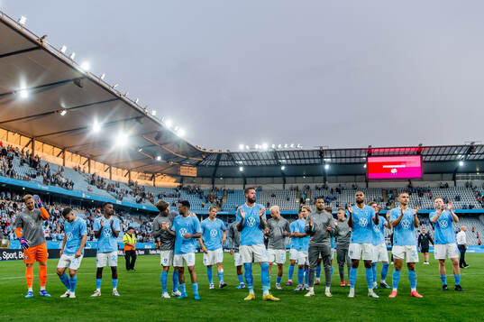 Players of Malmö FF celebrate