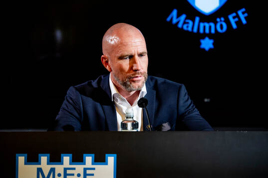 Head coach Henrik Rydström of Malmö FF