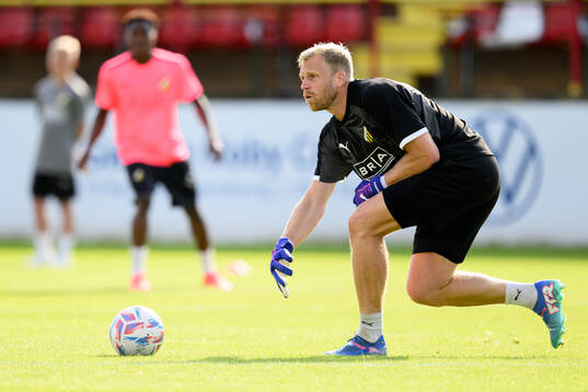 Goalkeeper Peter Abrahamsson