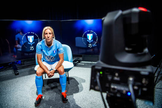 Malmö FF presenterar Mia Persson som ny spelare. Mia