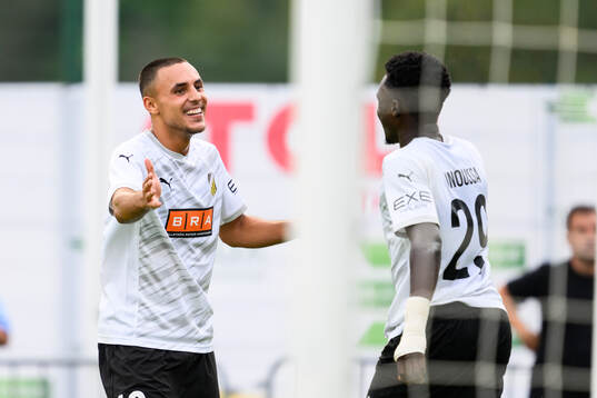 Ali Youssef of Häcken celebrates