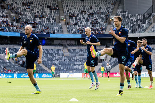 Marcus Danielson and Miro Tenho of Djurgården